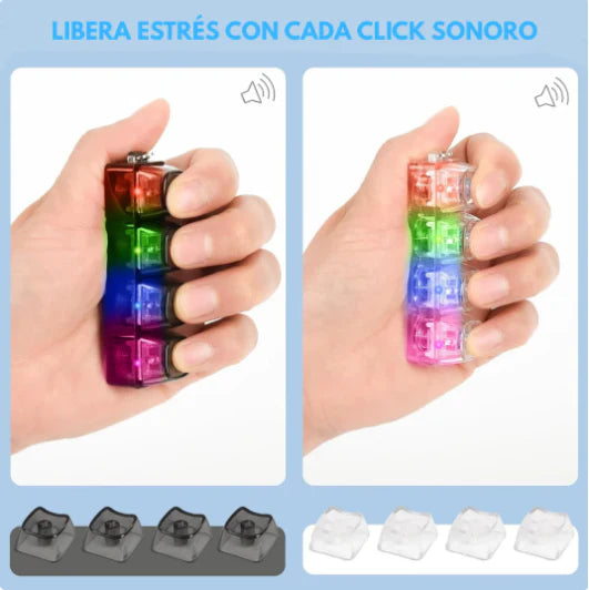 Llavero Teclado Anti Ansiedad
